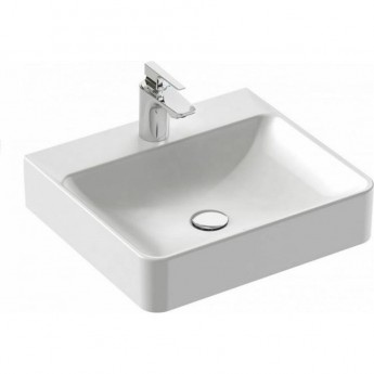 Раковина JACOB DELAFON VOX EVE112-00 50x45 накладная белая Раковина JACOB DELAFON VOX EVE112-00 50x45 накладная белая