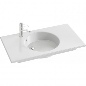 Раковина-столешница JACOB DELAFON ODEON RIVE GAUCHE EXAV112-Z-00 91х51 подвесная, встраиваемая белая Раковина-столешница JACOB DELAFON ODEON RIVE GAUCHE EXAV112-Z-00 91х51 подвесная, встраиваемая белая