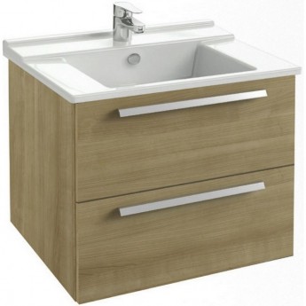 Раковина-столешница JACOB DELAFON STRUKTURA EXI112-00 60x48 с тумбой ореховое дерево Раковина-столешница JACOB DELAFON STRUKTURA EXI112-00 60x48 с тумбой ореховое дерево