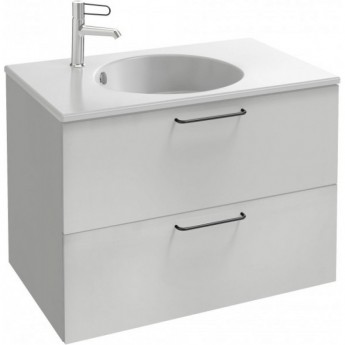 Тумба JACOB DELAFON ODEON RIVE GAUCHE EB2520-R9-N18 60 см с раковиной белый блестящий Тумба JACOB DELAFON ODEON RIVE GAUCHE EB2520-R9-N18 60 см с раковиной белый блестящий