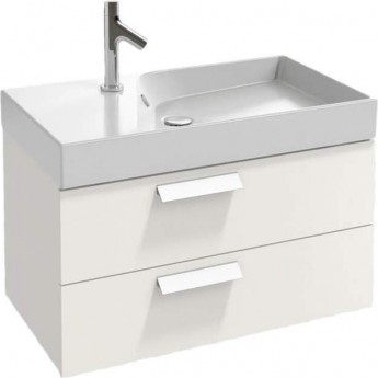 Тумба JACOB DELAFON RYTHMIK EB1303-G1C под раковину, 80x46 белый лак Тумба JACOB DELAFON RYTHMIK EB1303-G1C под раковину, 80x46 белый лак