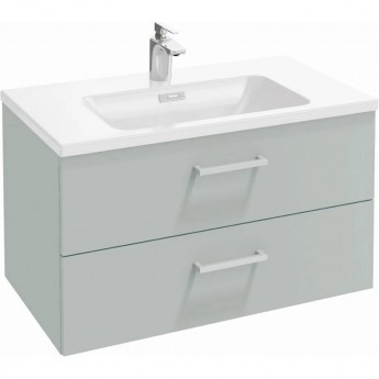 Тумба JACOB DELAFON VOX EB2078-R2-G92 с раковиной, 80 см серая